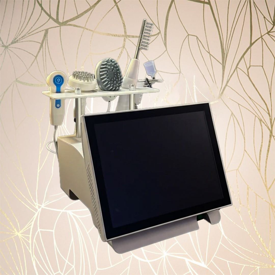 دستگاه 5 کاره نیمه هوشمند درمان اسکالپ فلاویا-5in1 Scalp Physiotherapy Intelligent Machin